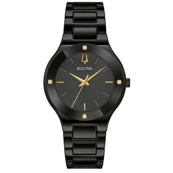 Bulova Jewelry - Bulova Women's Millenia Black Dial Watch - 98R293